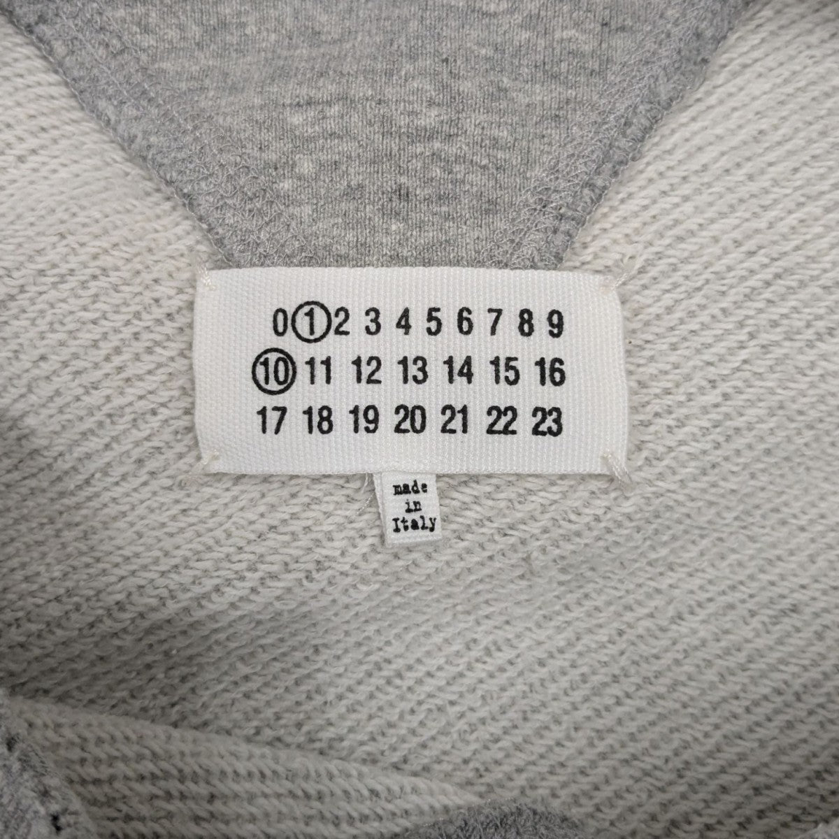 Maison Margiela 1 10 25SSユーズド加工後付けパーカーS50GU0231 M25015 古着・中古-6枚目のアイテム画像