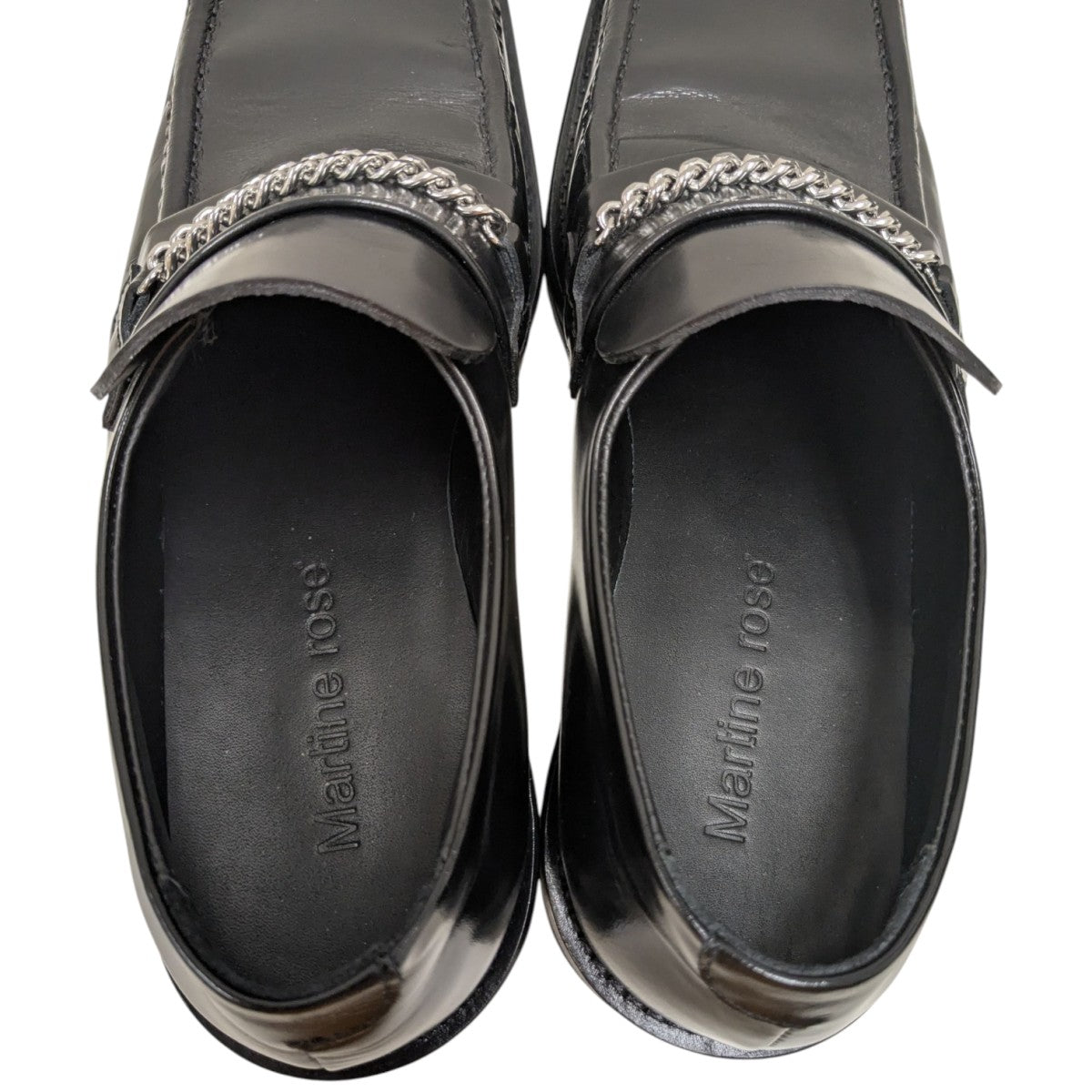 Martine rose(マーティンローズ) 25SSSQUARE TOE LOAFERレザー