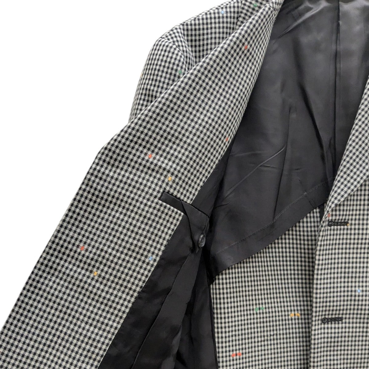 コムデギャルソンオム 1988AW グラフチェック2Bテーラードジャケット COMME des GARCONS HOMME PLUS(コムデギャルソンオムプリュス