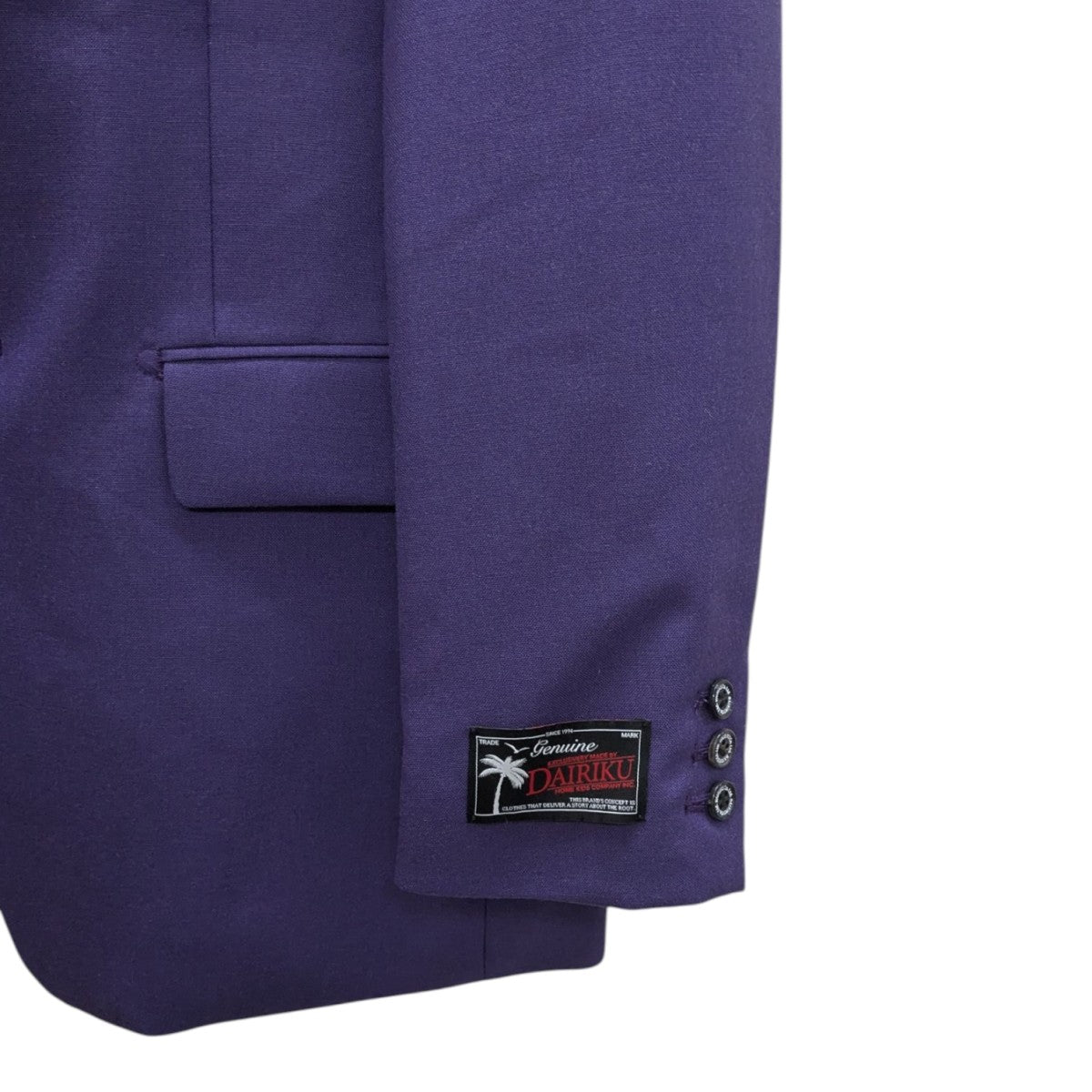 dairiku ダイリク　スタプレ　パープル DAIRIKU(ダイリク) Regular Single Tailored Jacket テーラード