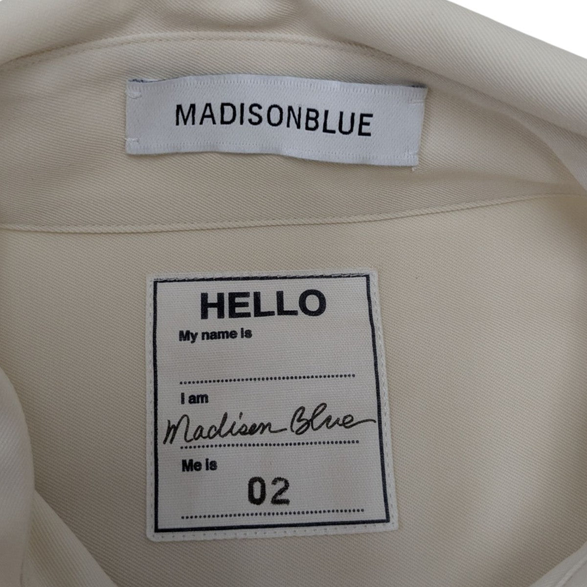MADISON BLUE 25SSJ．BRADLEY SHIRT半袖シャツ 古着・中古-6枚目のアイテム画像