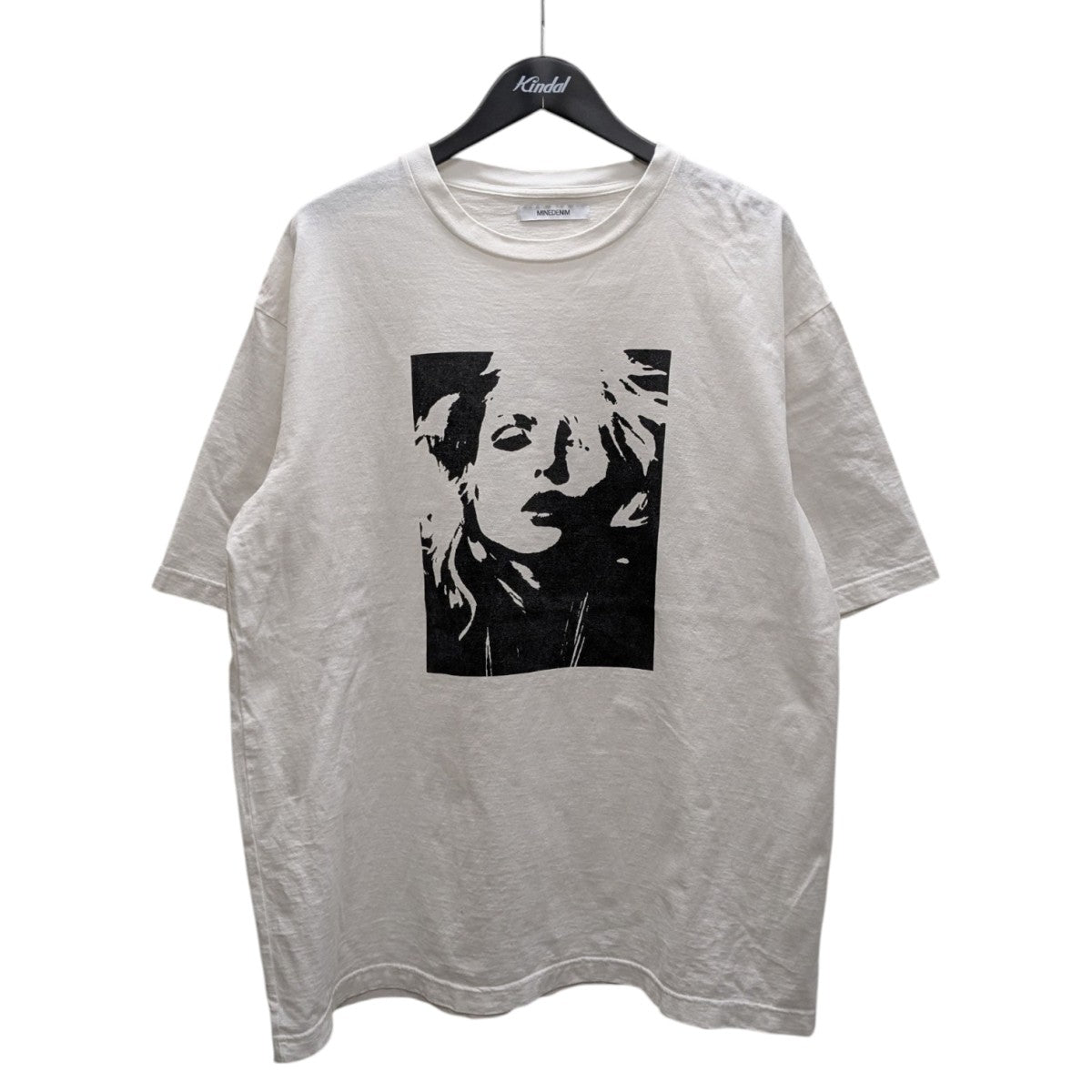 Monochrome Two tone Face Crewneck T-SHプリントTシャツ2504-4001-00-L2