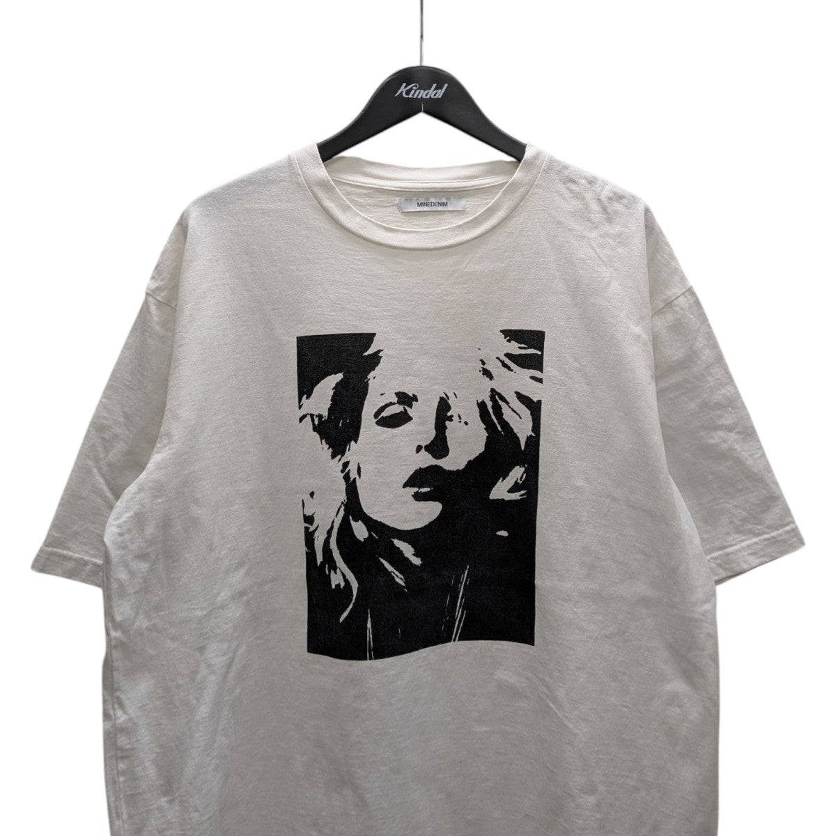 Monochrome Two tone Face Crewneck T-SHプリントTシャツ2504-4001-00-L2