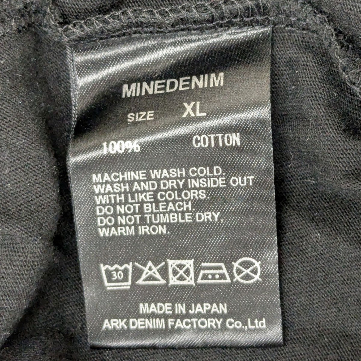 MINEDENIM×Blondie プリントTシャツ MND-BLD002 ブラック サイズ XL