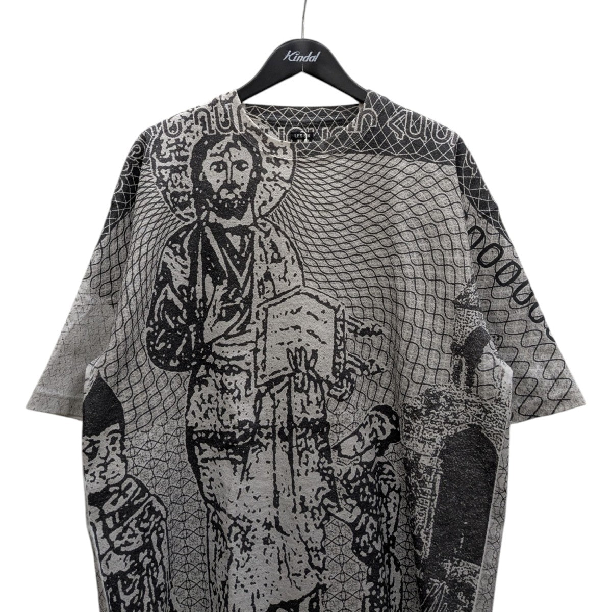 LES SIX(レシス) greed tee(AZ)プリントTシャツfyrtiosju-8-gt