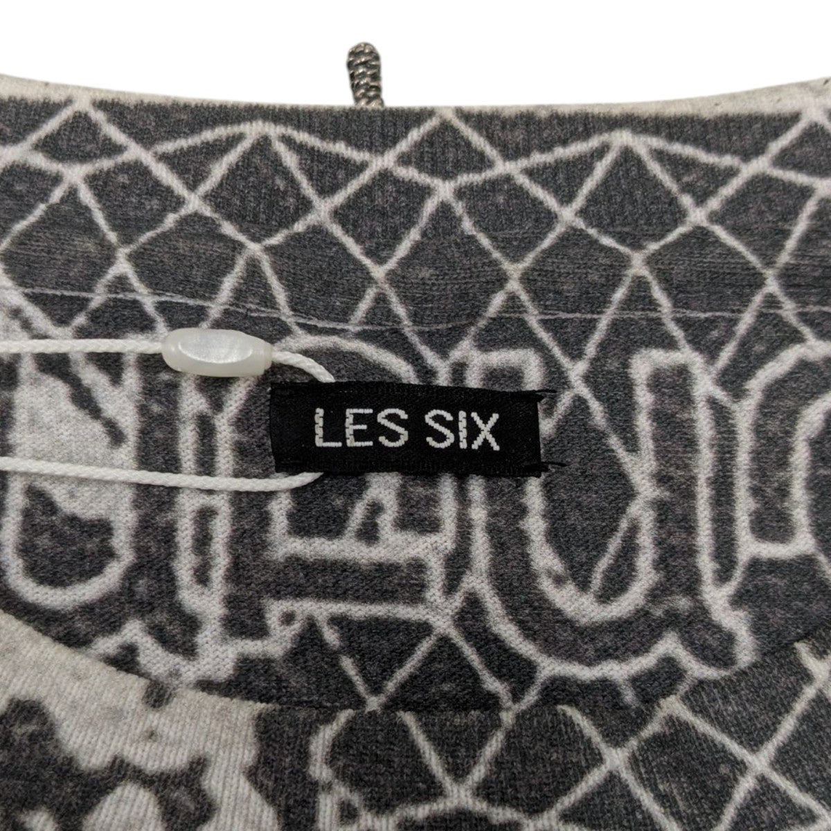 LES SIX(レシス) greed tee(AZ)プリントTシャツfyrtiosju-8-gt