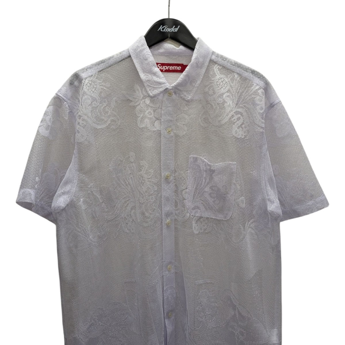 supreme Lace S/S Shirt レースシャツ シュプリーム M シュプリーム 20SS Lace S/S Shirt レース オープンカラー 半袖