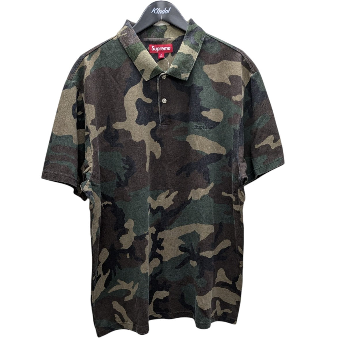 Washed Camo Poloウォッシュド加工カモポロシャツ