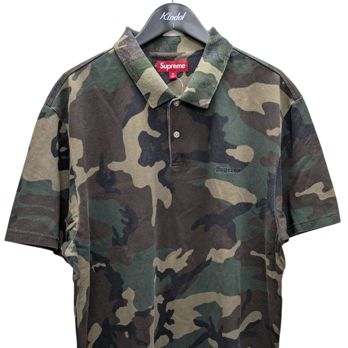Supreme(シュプリーム) Washed Camo Poloウォッシュド加工カモ 