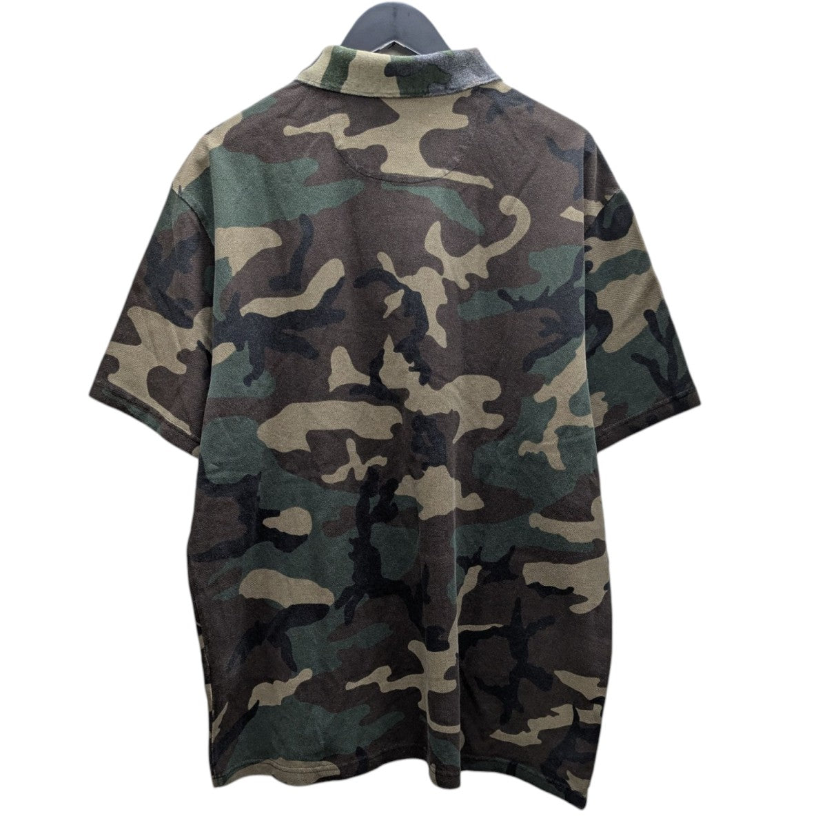 Washed Camo Poloウォッシュド加工カモポロシャツ