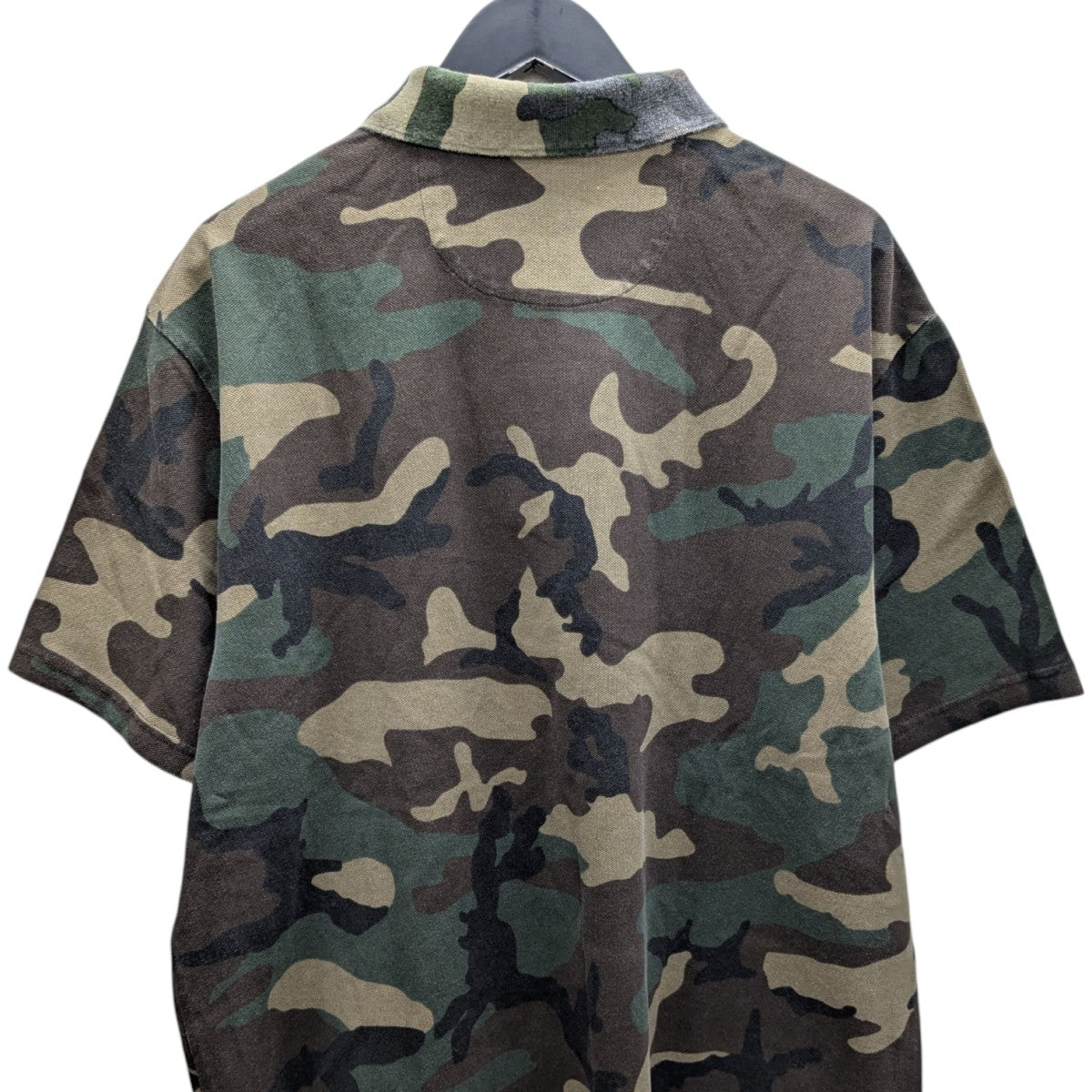 Washed Camo Poloウォッシュド加工カモポロシャツ