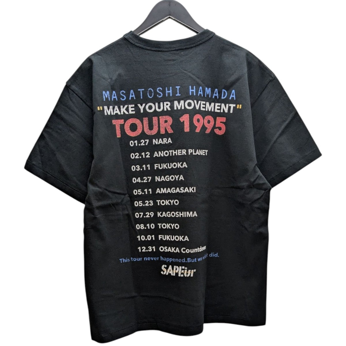 SAPEur(サプール) THE MOVEMENT TOUR 1995浜田雅功 プリントT