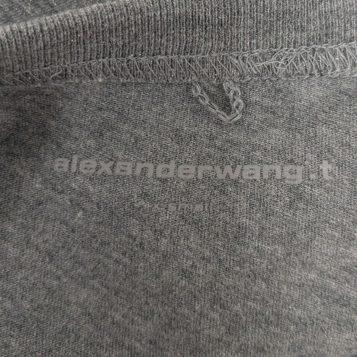 ALEXANDER WANG(アレキサンダーワン) サイドロゴグリッターTシャツ