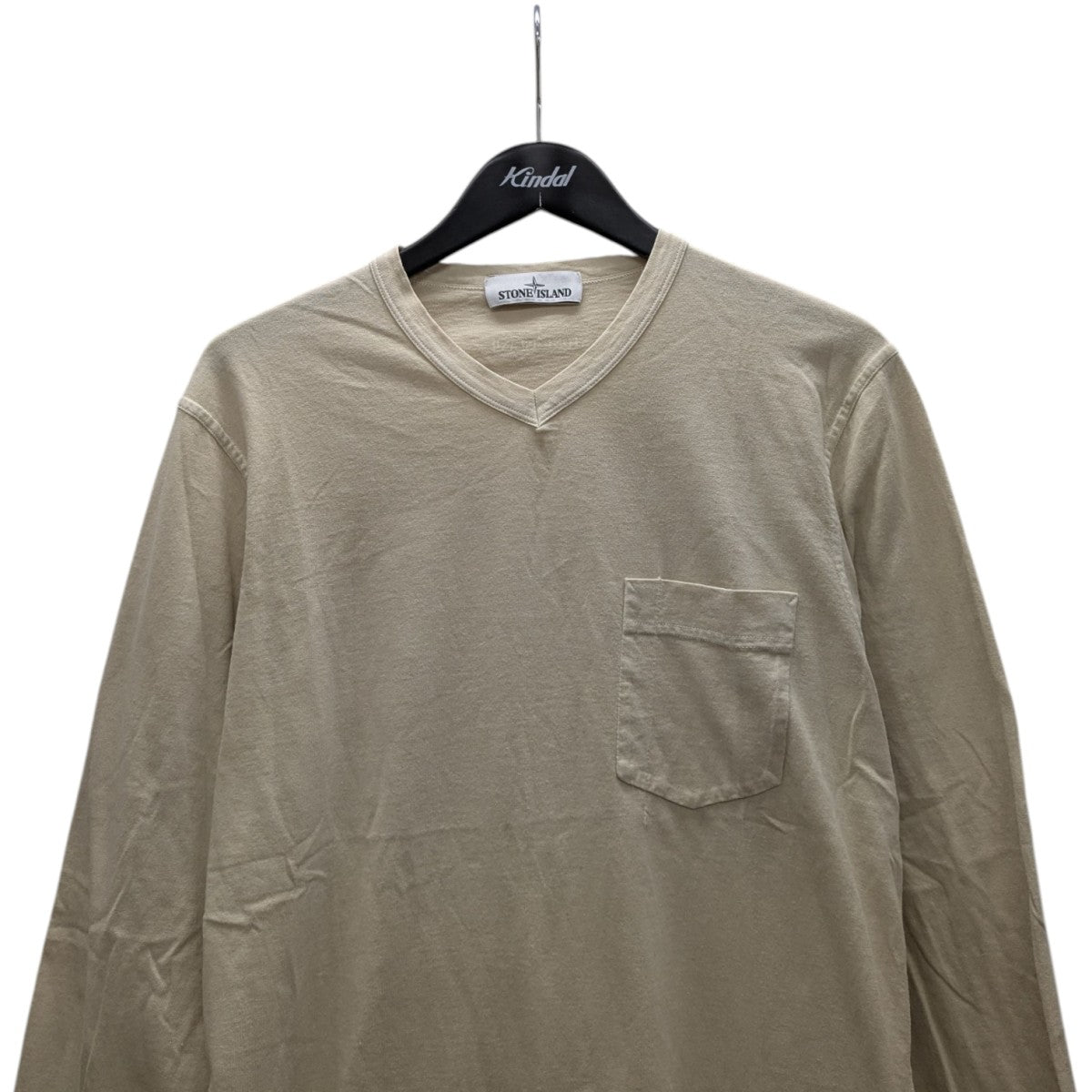 STONE ISLAND(ストーンアイランド) 長袖Tシャツ 611522142 ベージュ