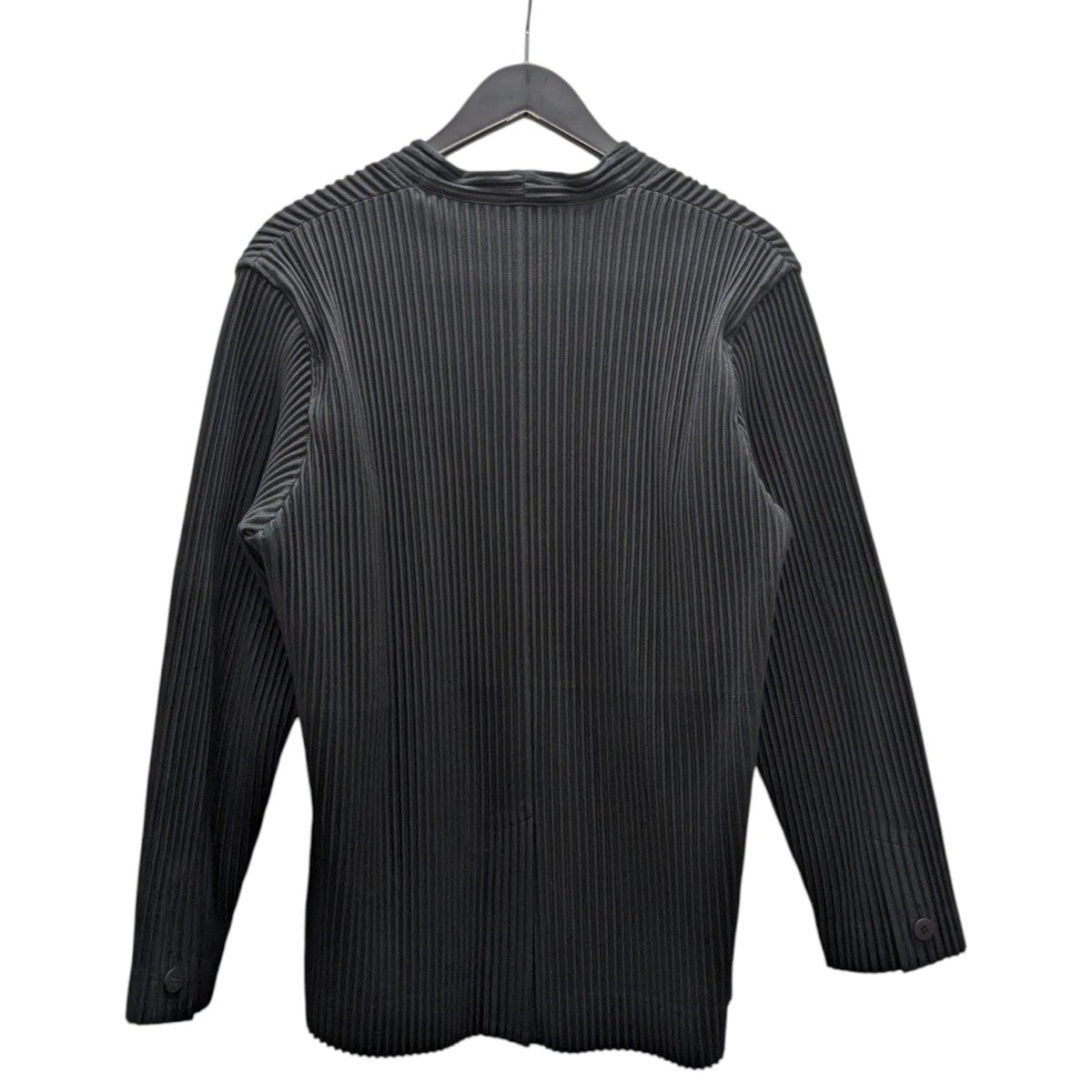 ISSEY MIYAKE HOMME PLISSÉ ノーカラージャケット 黒 楽天市場】ノーカラージャケット（ブランドイッセイミヤケ