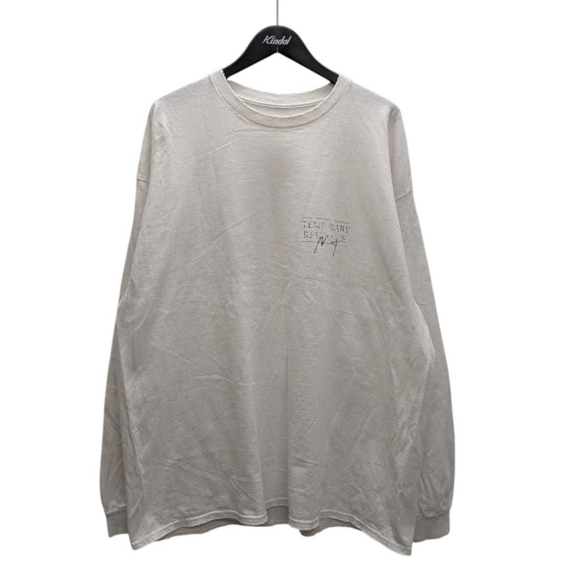 アンセルム ANCELLM T/RESIDENCE DYED LS T ANCELLM - T/RESIDENCE DYED LS T-SHIRT（刺繍・プリント