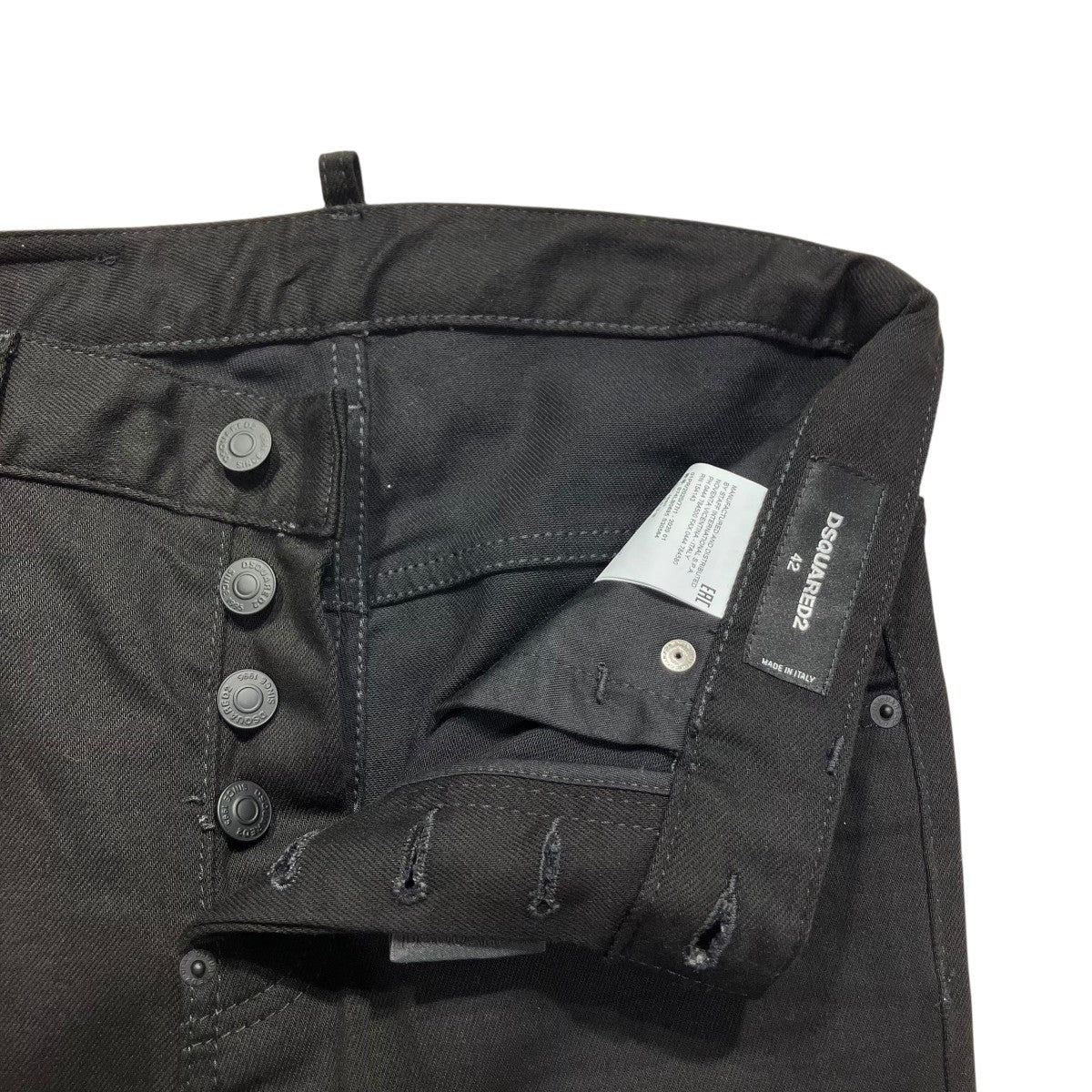 DSQUARED2 ブラック スキニーデニム DSQUARED 2023 春夏 レディス スキニー デニム ブラック