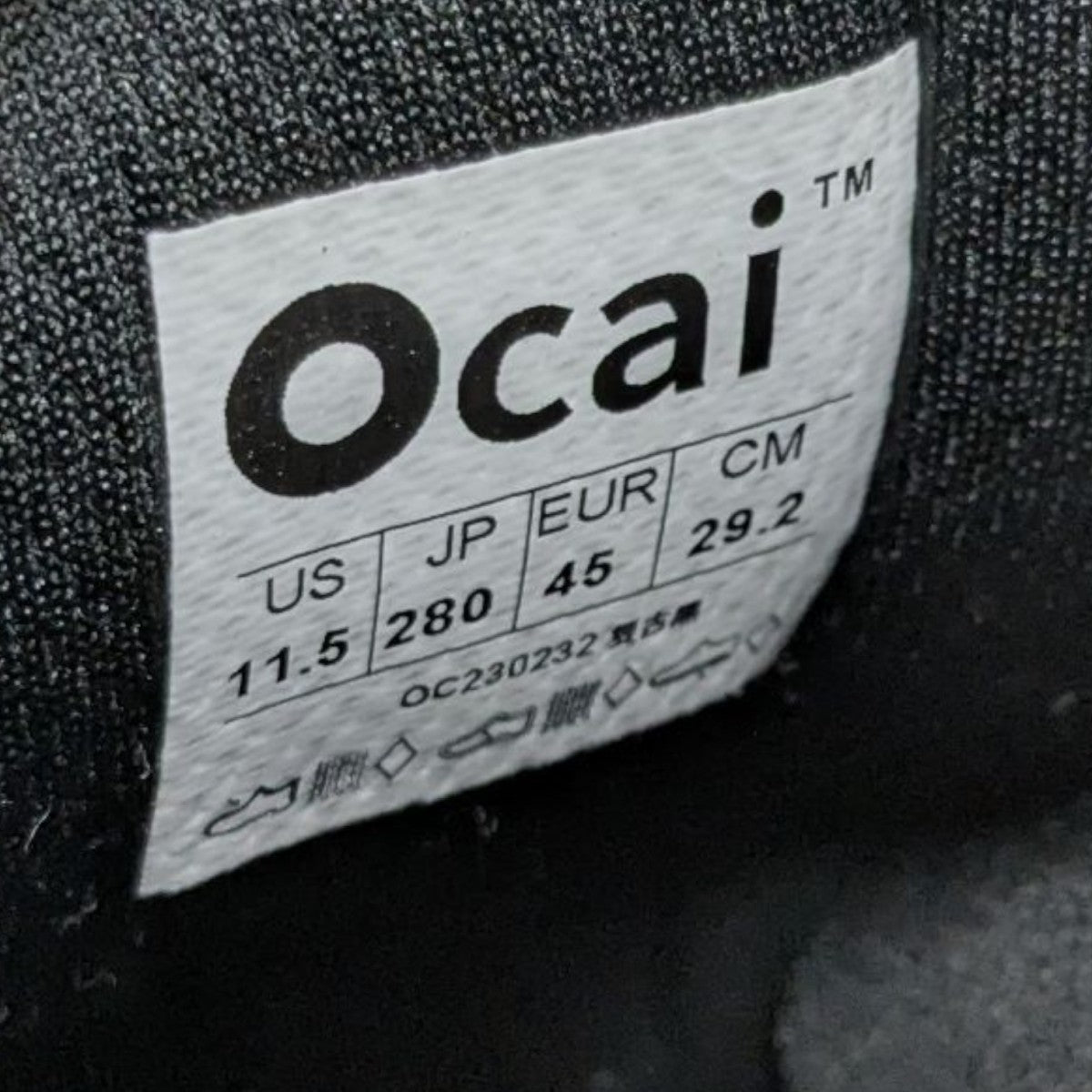Ocai(オカイ) SMILEローカットスニーカー ブラック サイズ 29.2