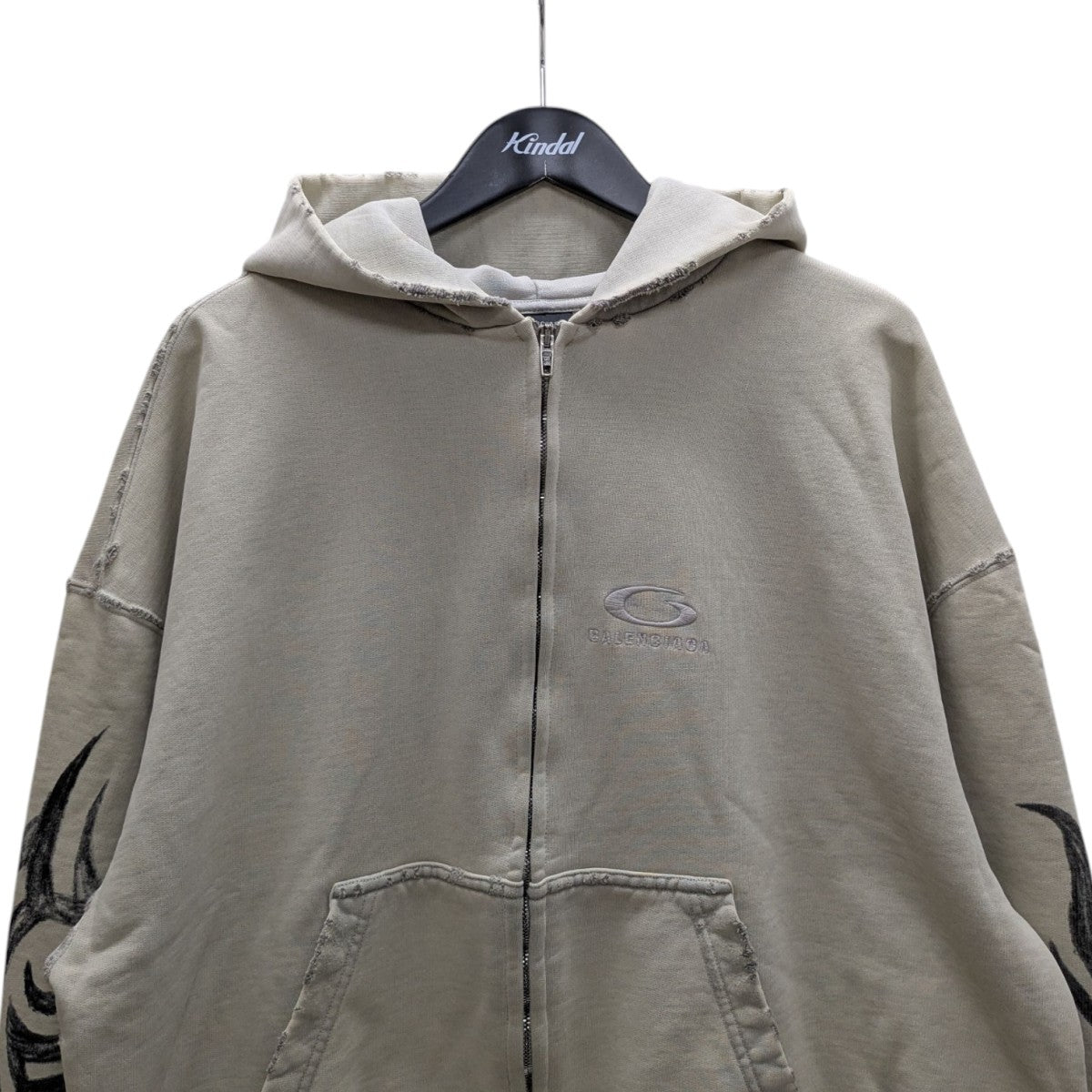 BALENCIAGA Y2K パーカー BALENCIAGA＊Y2k Zip-up Hoodie Regular Fit パーカー＊送料込