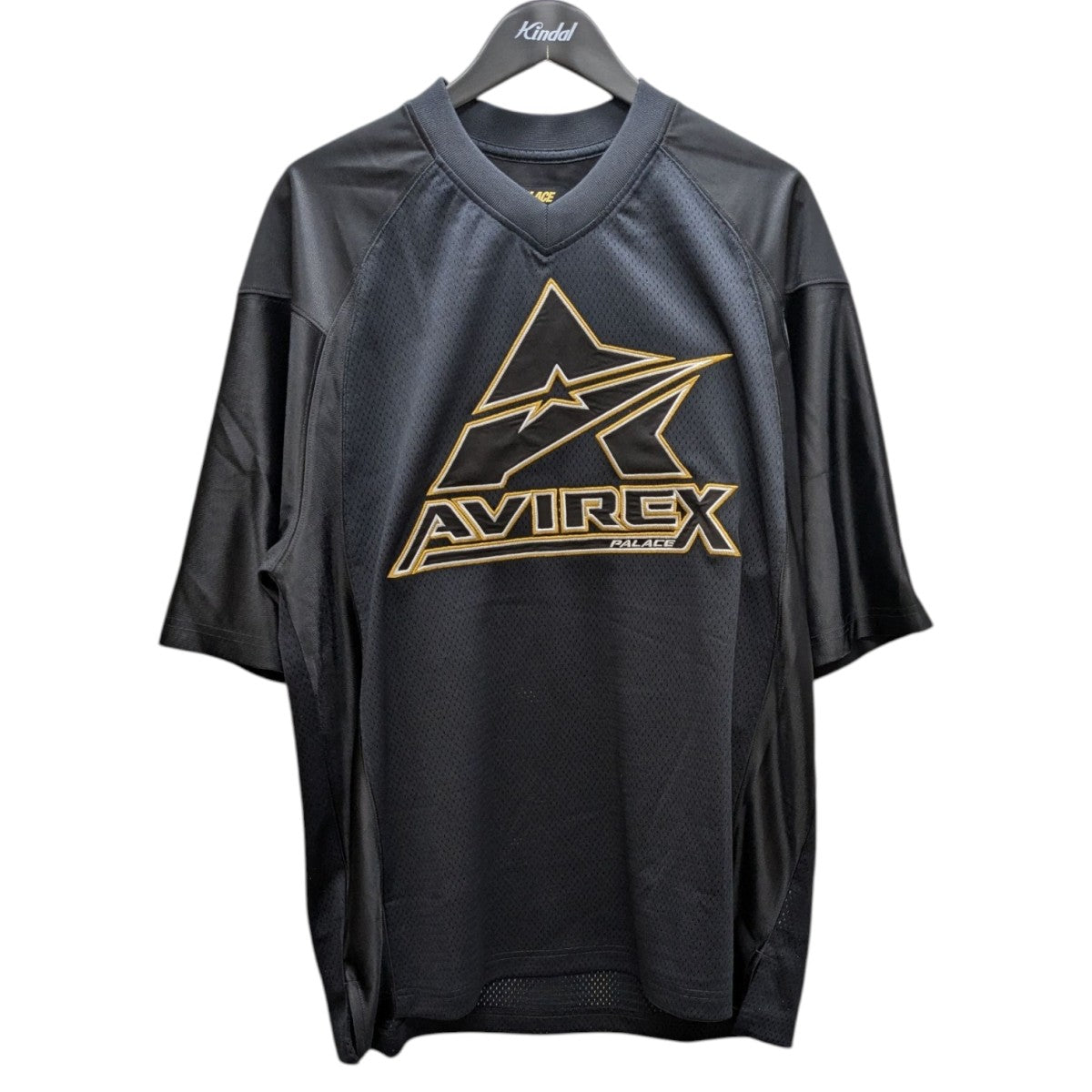 PALACE 24AWAVIREX MESH JERSEYゲームシャツ 古着・中古-1枚目のアイテム画像