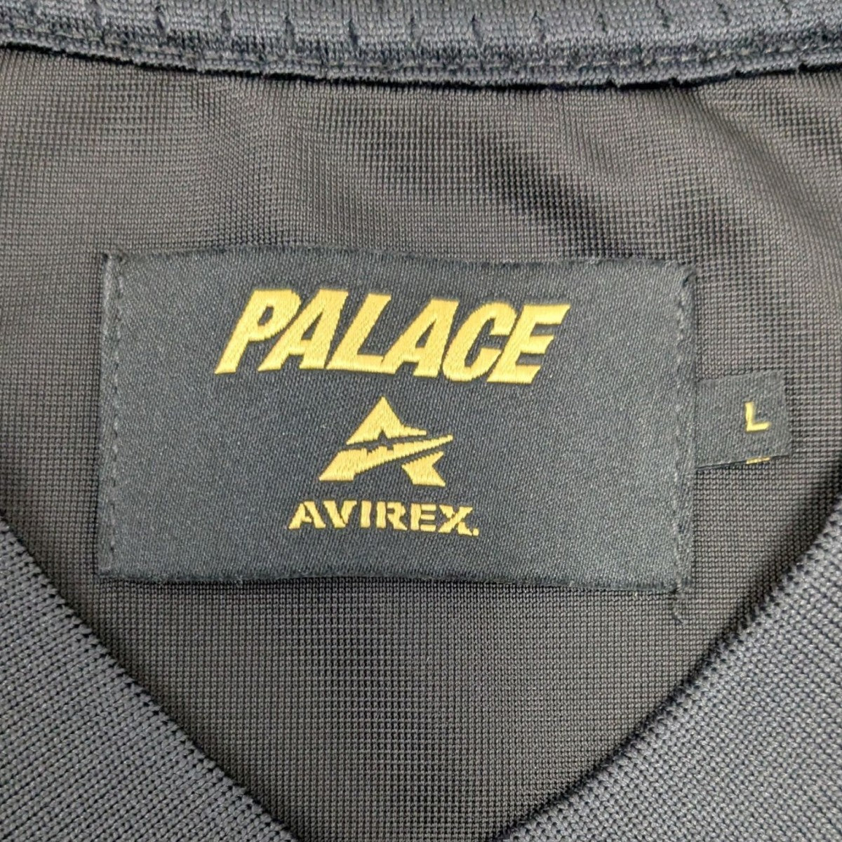 PALACE(パレス) 24AWAVIREX MESH JERSEYゲームシャツ ブラック サイズ