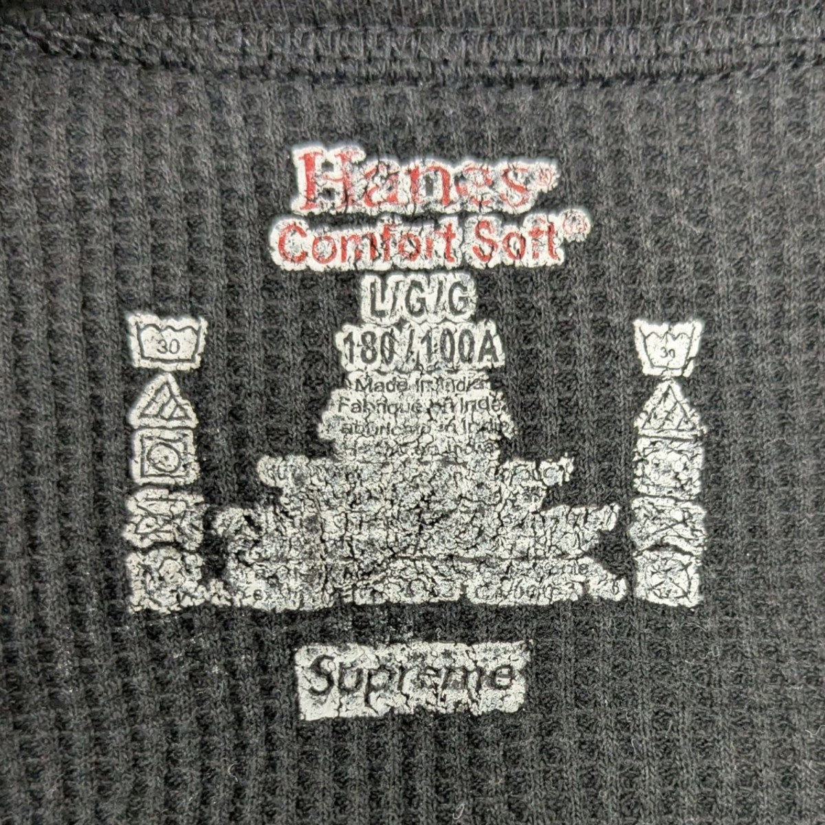 Supreme×Hanes Bones Thermal Crewボーンサーマルカットソー