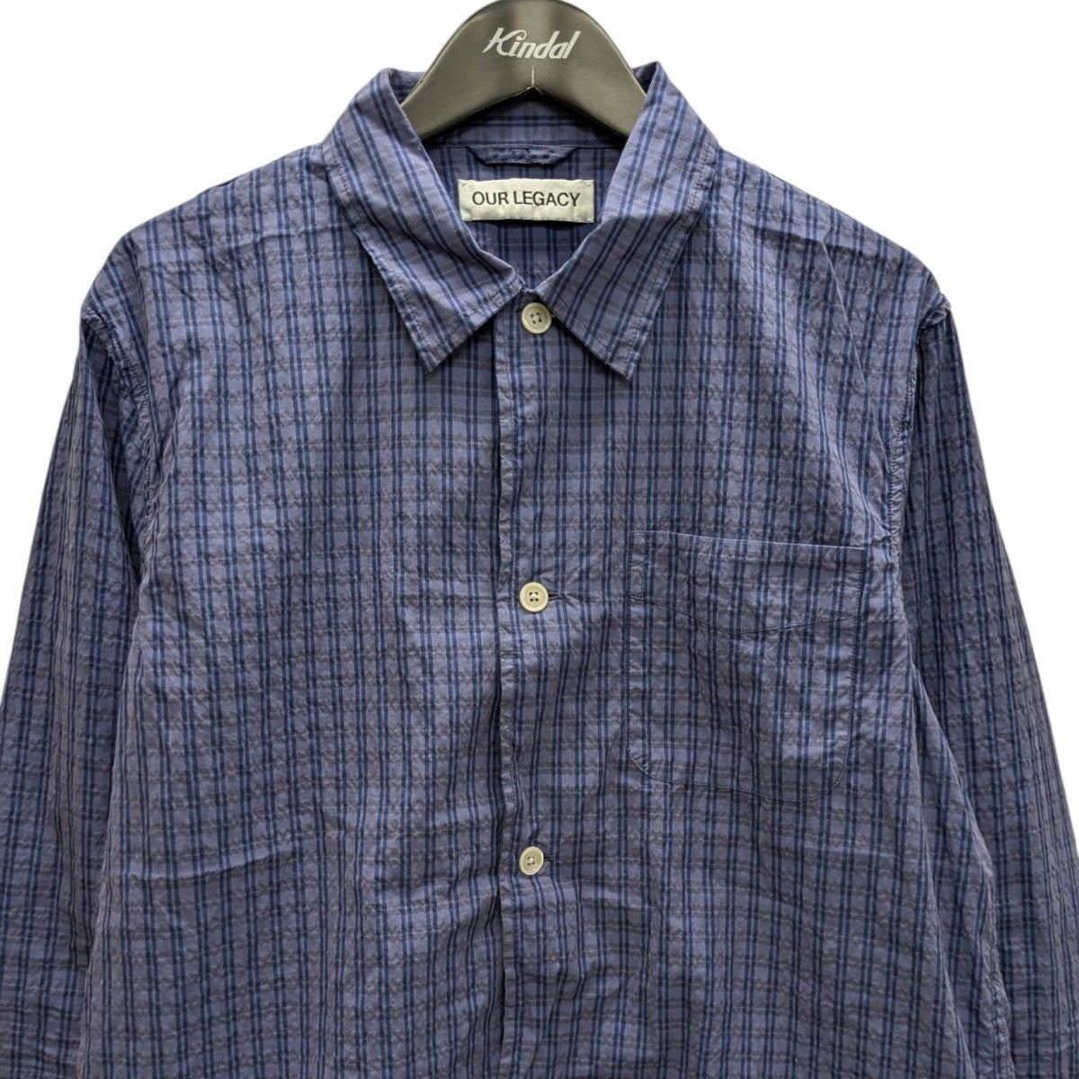 OUR LEGACY(アワーレガシー) BOX SHIRT チェックシャツ M2252BK