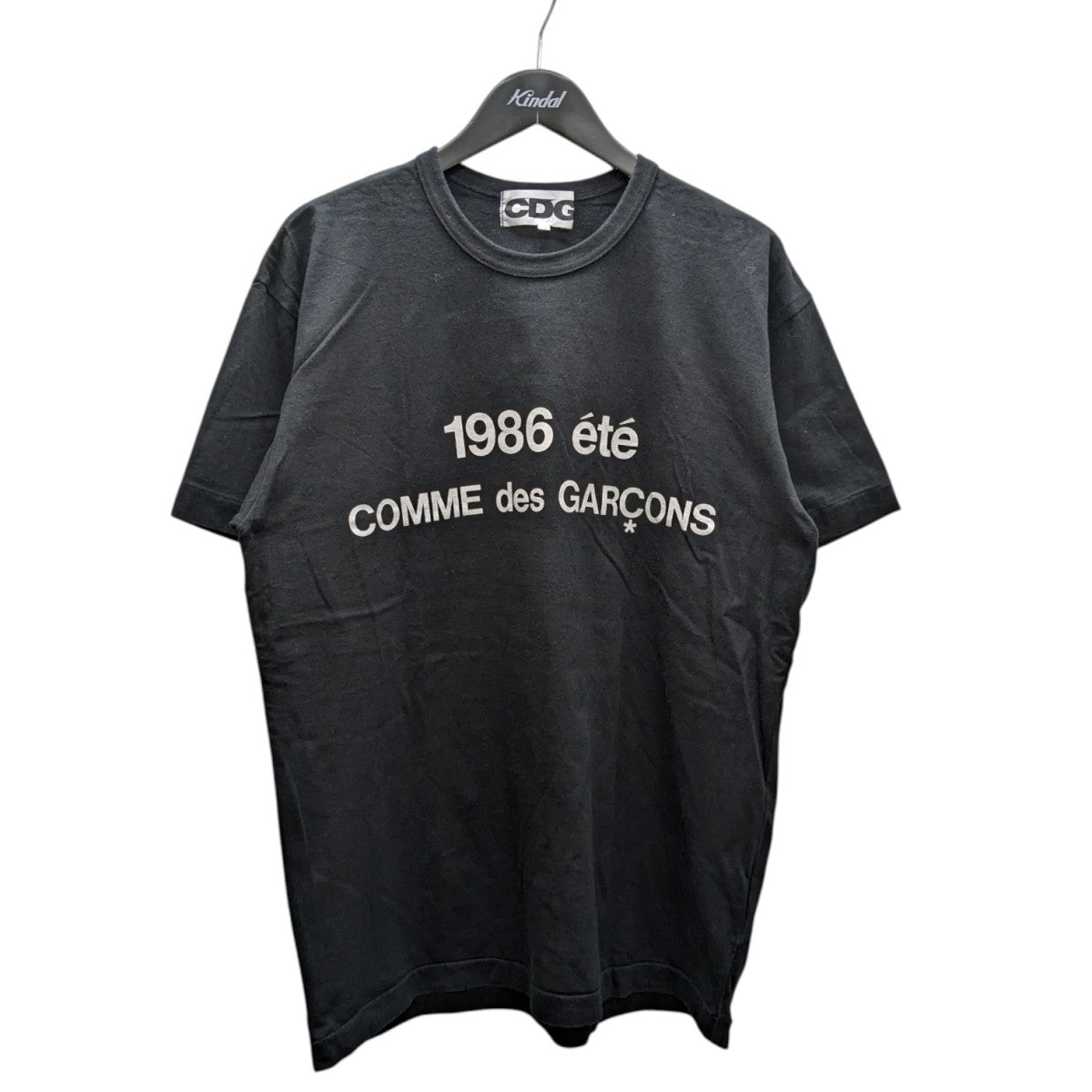 CDG ブラック Tシャツ Lサイズ CDG 新品 シーディージー コムデギャルソン COMME des GARCONS