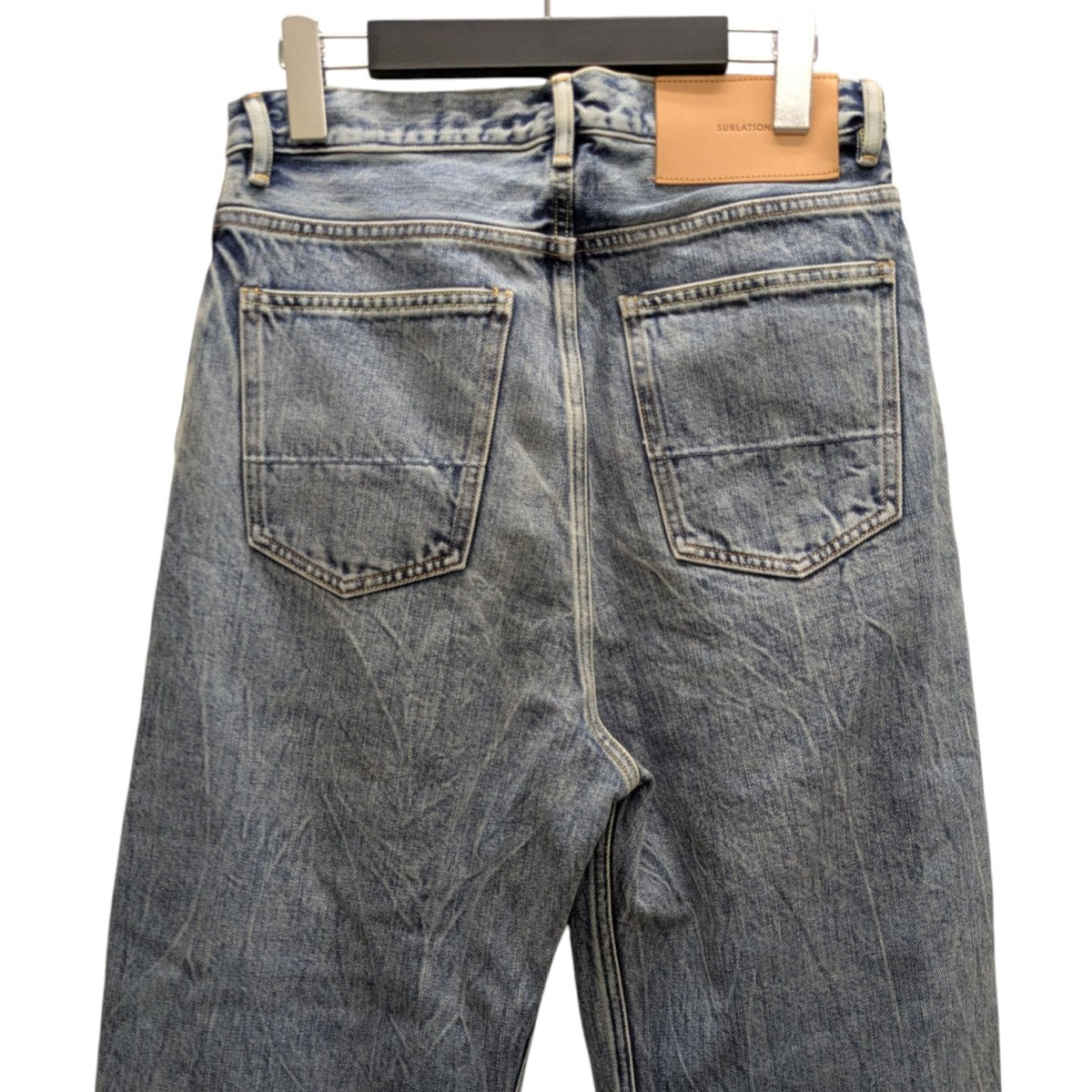 SUBLATIONS サイズ1 2タックワイドデニムパンツ SUBLATIONS(サブレーション) 2TUCK WIDE DENIM PANTS 2タック