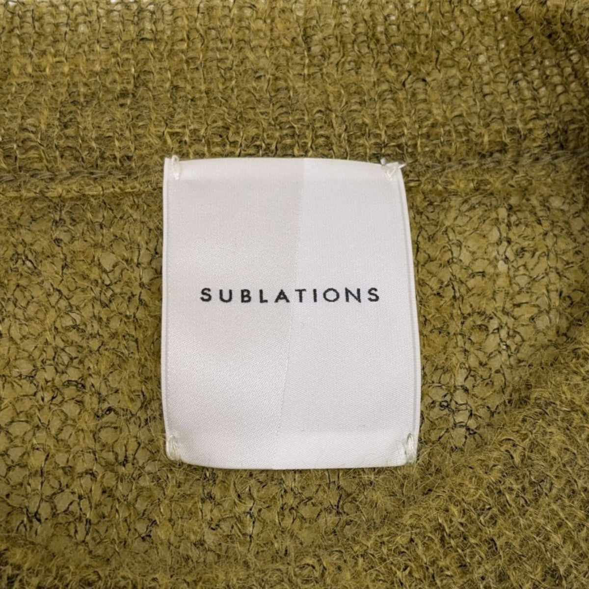 SUBLATIONS(サブレーション) OHAIR LOW GAUGE P O KNIT ．12