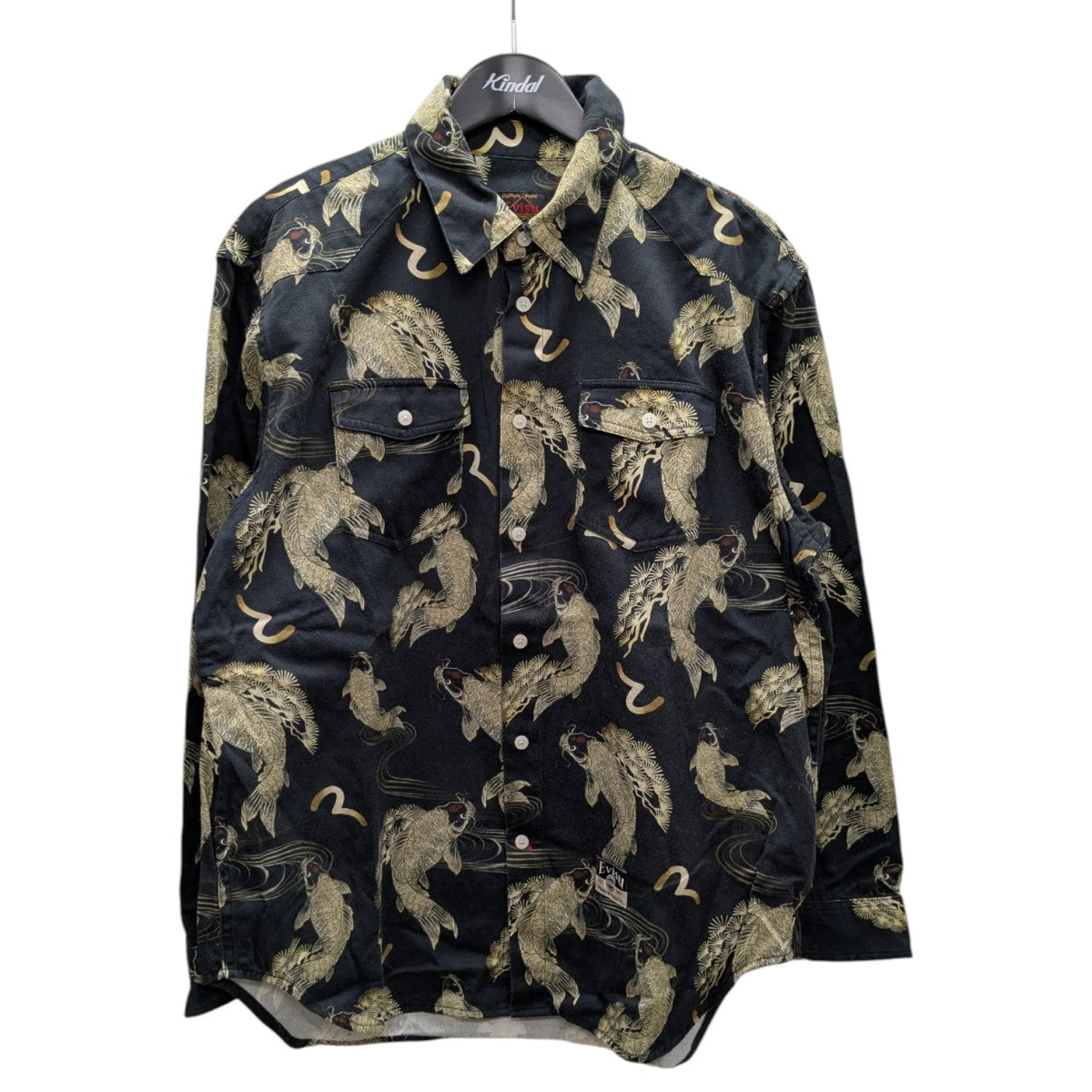 EVISU エヴィス EVISU(エヴィス) 24AWオールオーバー鯉とカモメプリントオーバー
