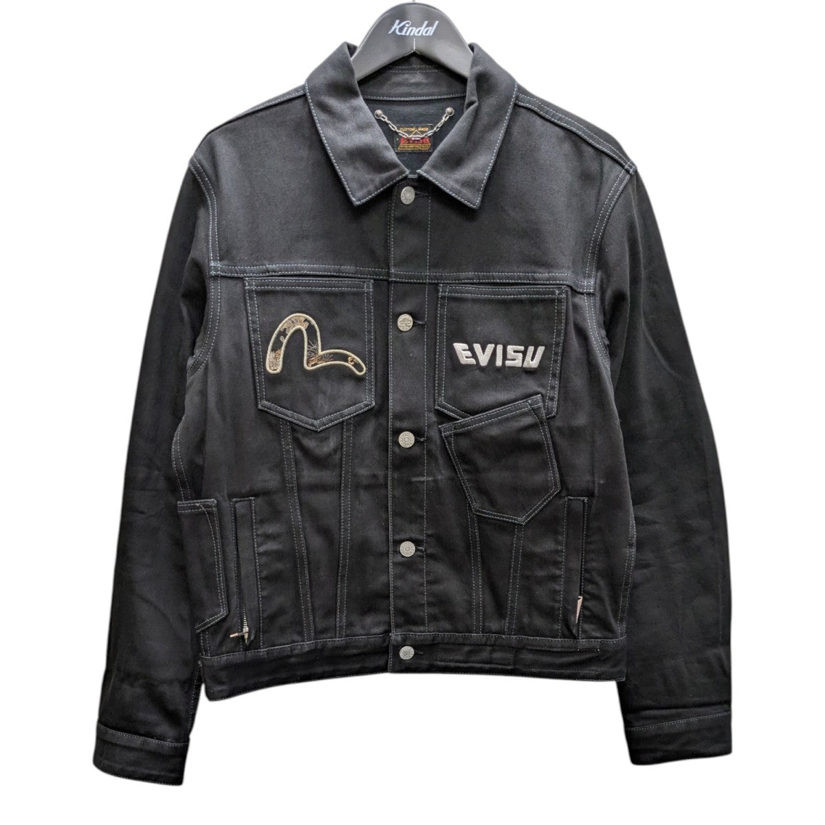 定価6万 EVISU エヴィス ボンバージャケット 2024SS Mサイズ 新品 総柄ロゴプリント ボンバージャケット – EVISU