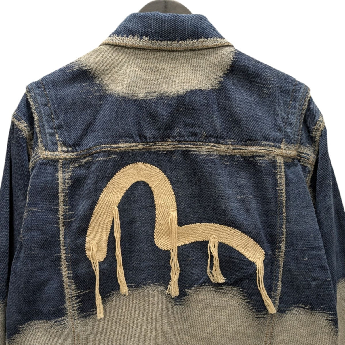 EVISU(エヴィス) ダメージロゴ ＆ カモメ刺繍 リラックス