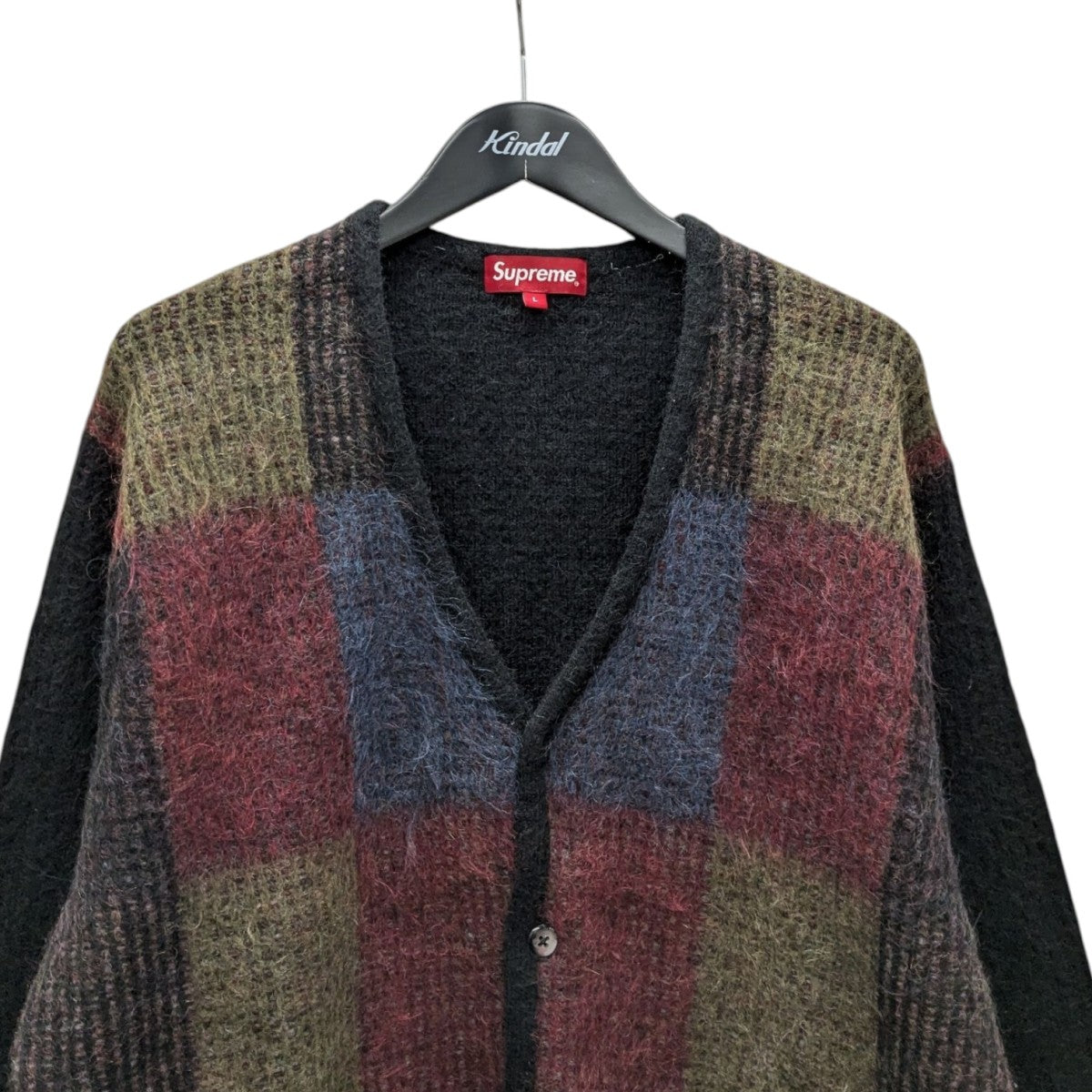 トップス Supreme 22ss Brushed Grid Cardigan Supreme Brushed Grid Cardigan (SS22) - $198