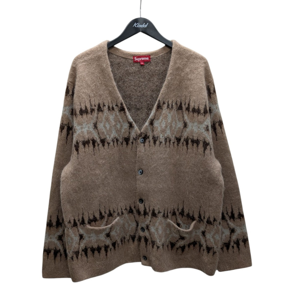 Supreme(シュプリーム) 22AWabstract stripe cardiganモヘア