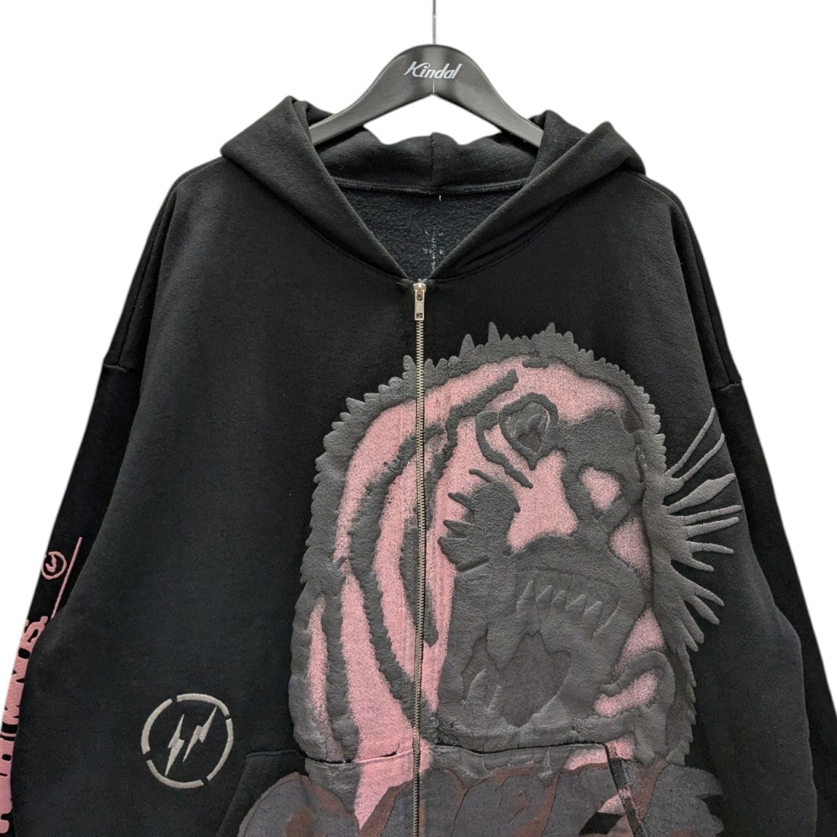 moonCactus jack hoodie パーカー 新品 CACTUS JACK FOR FRAGMENT Skeleton Graffiti Full Zip