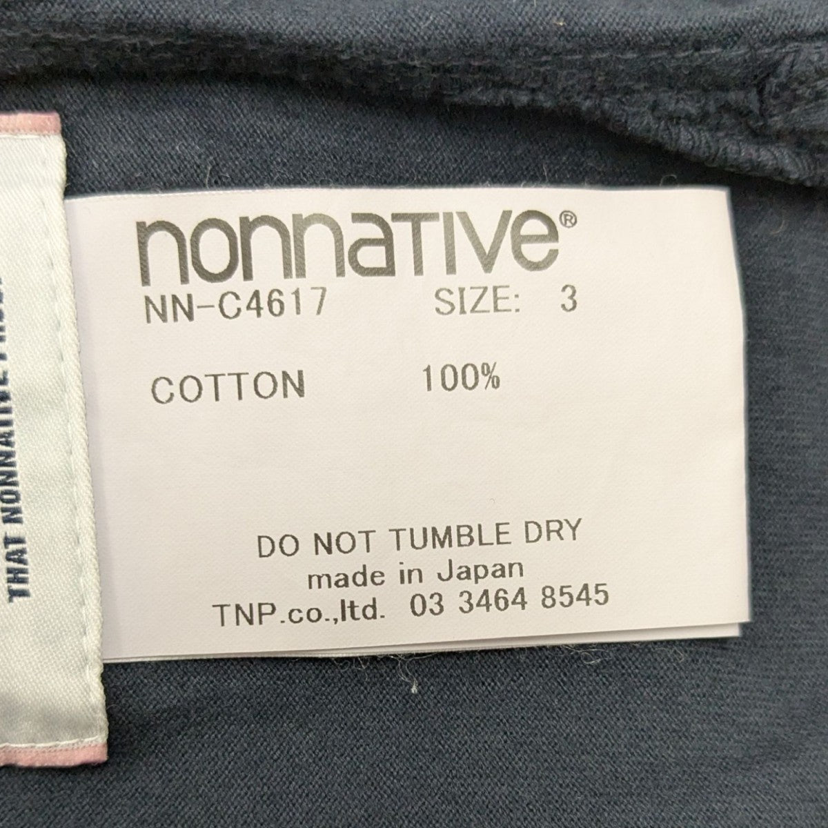 トップス nonnative COACH Q/S V-NECK TEE 25ss ノンネイティブ nonnative 25ss コットンクォータースリーブV