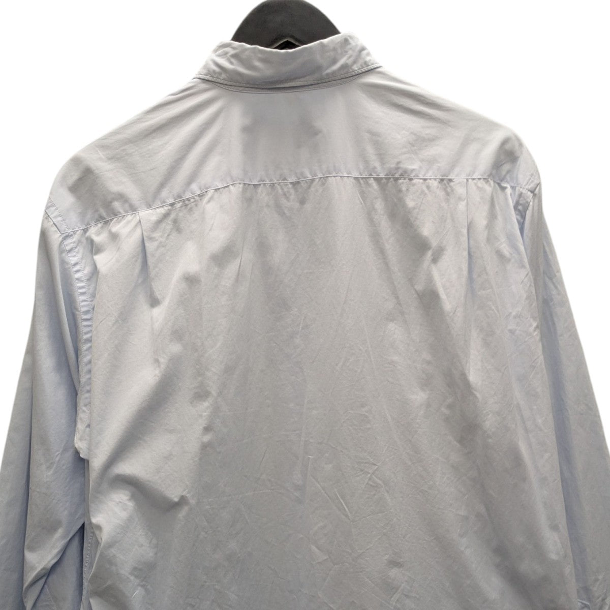99AW Y’s for men コットンレーヨンロング長袖シャツ グレー やわらかコットンロングシャツ（ダークグレー）【ユニセックス