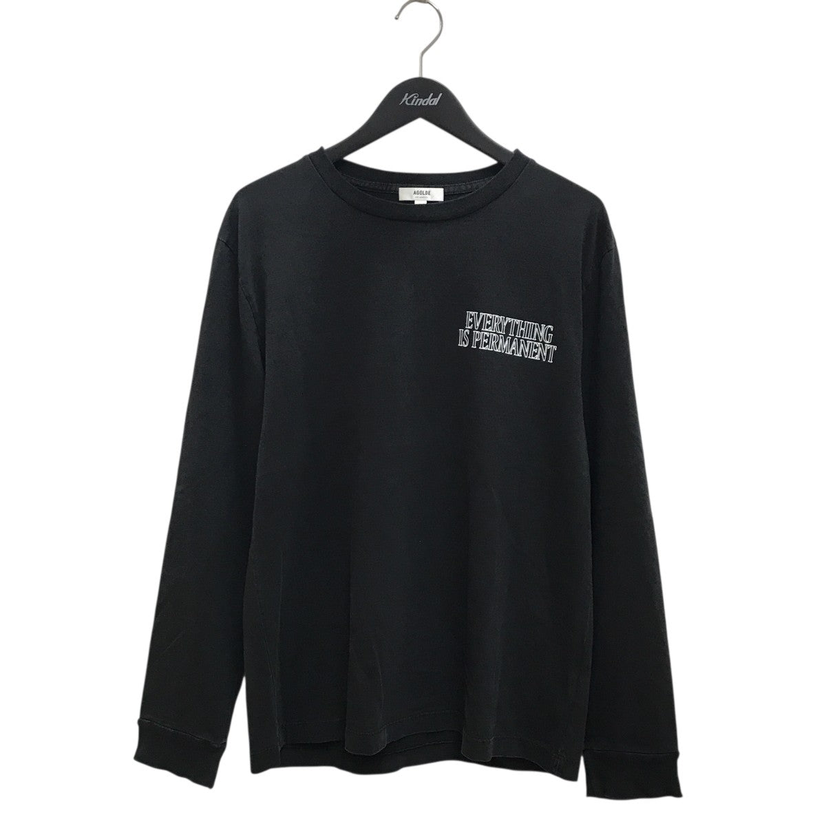 AGOLDE EVERYTHING IS PERMANENTロングスリーブカットソー 古着・中古-1枚目のアイテム画像