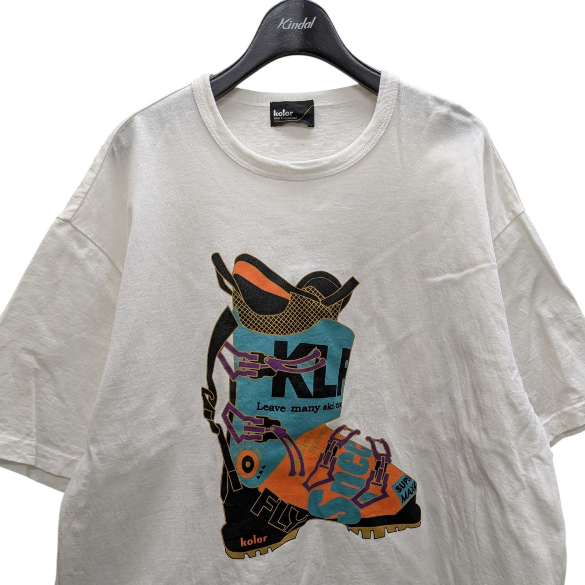 KOLOR(カラー) プリントTシャツ 24SCM-T09205 ホワイト×マルチカラー