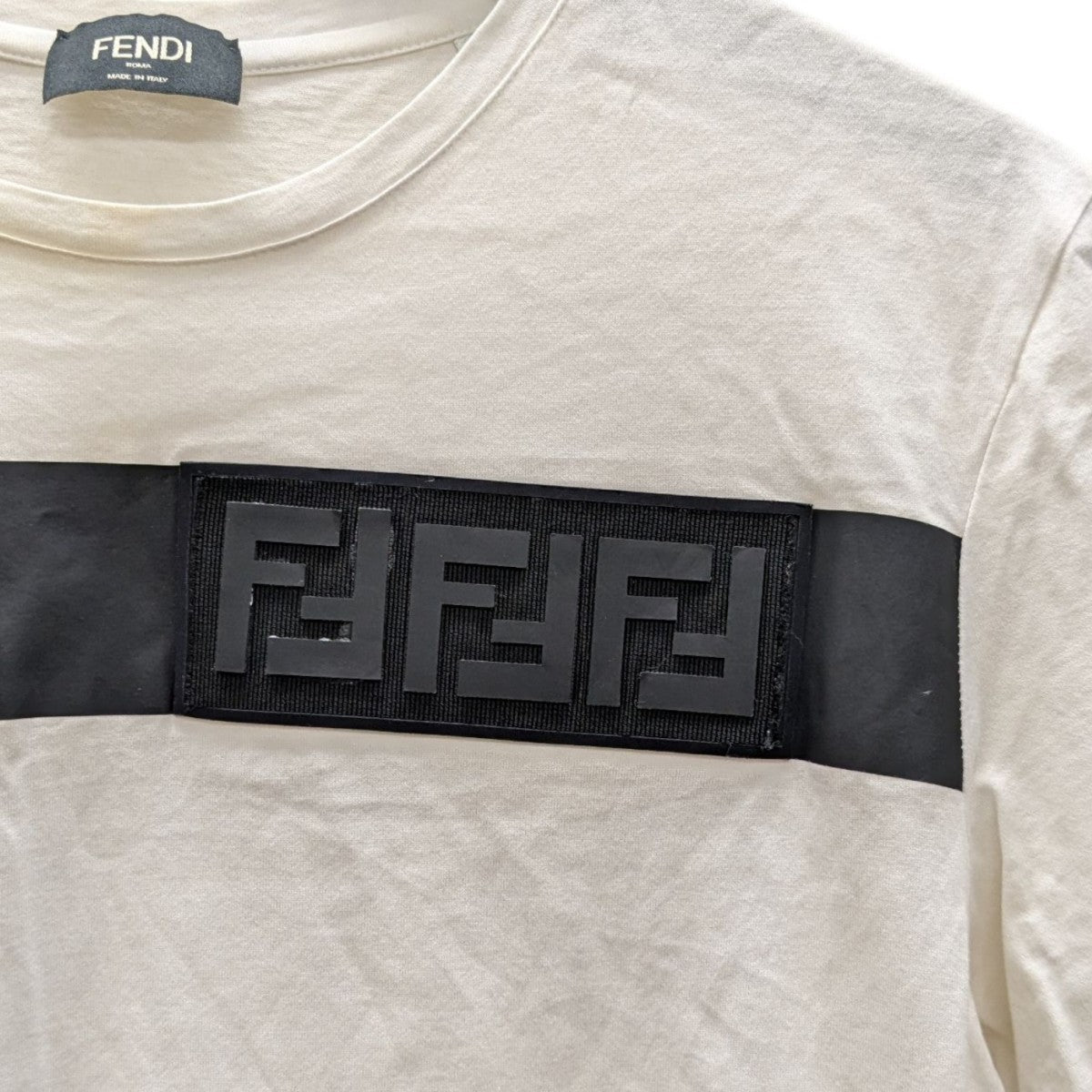 FENDI ラインTシャツFAF532 A540 古着・中古-3枚目のアイテム画像