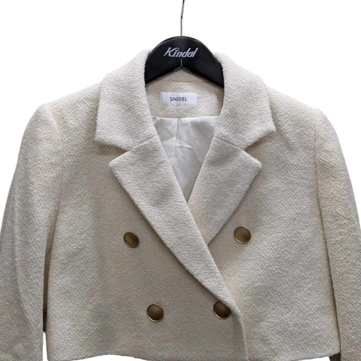 Snidel(スナイデル) シャギーロングコート SWFC244131 アイボリー