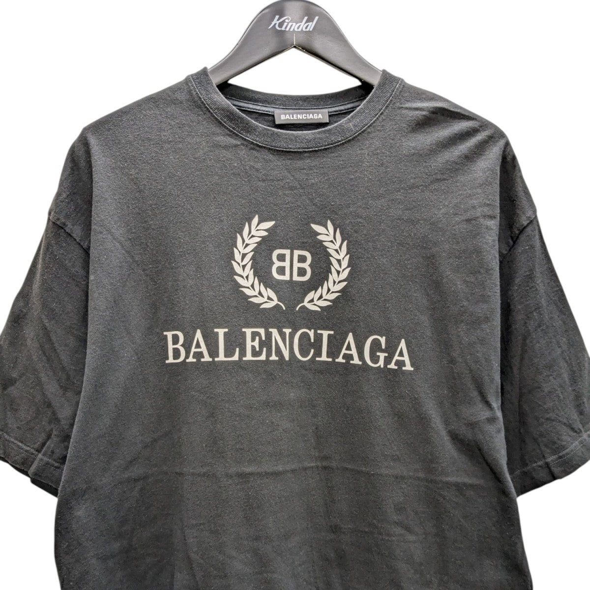 【バレンシアガ】　Tシャツ BALENCIAGA(バレンシアガ) SNBN ダメージ加工Tシャツ