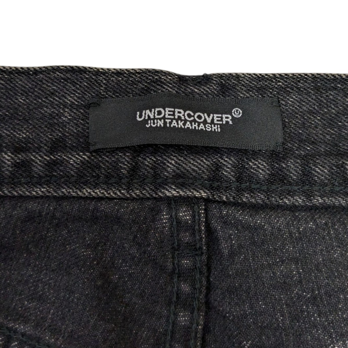 UNDERCOVER ブラックデニム　サイズ1 名作 UNDERCOVER アンダーカバー 85デニム 05AW ARTS&CRAFTS期