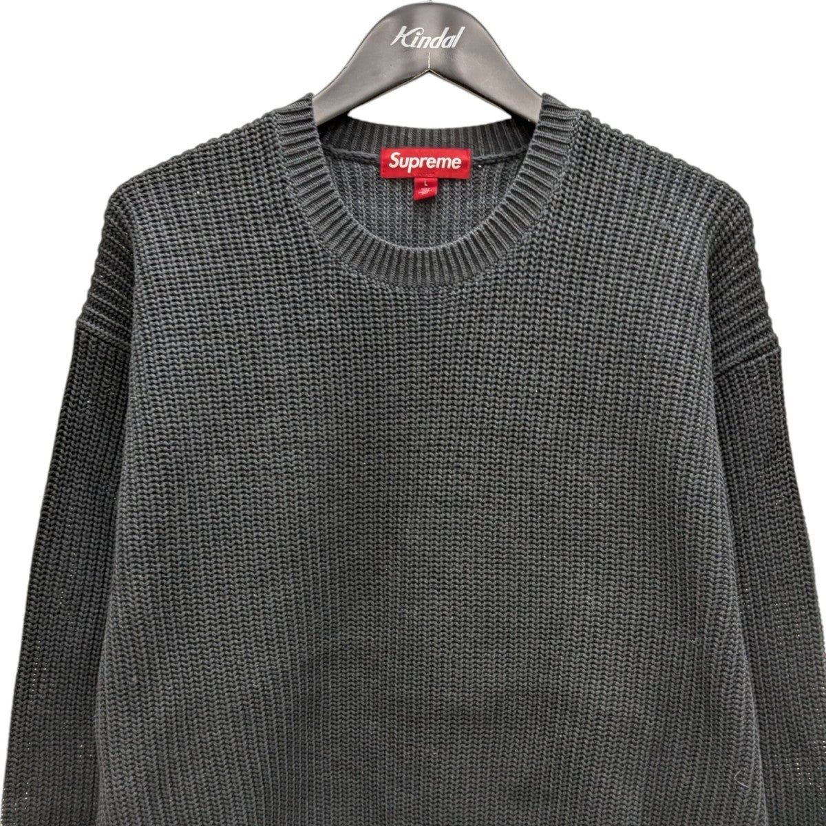 新品未使用Supreme ロゴセーター XL インディゴ Supreme(シュプリーム) old english printed sweaterオールド