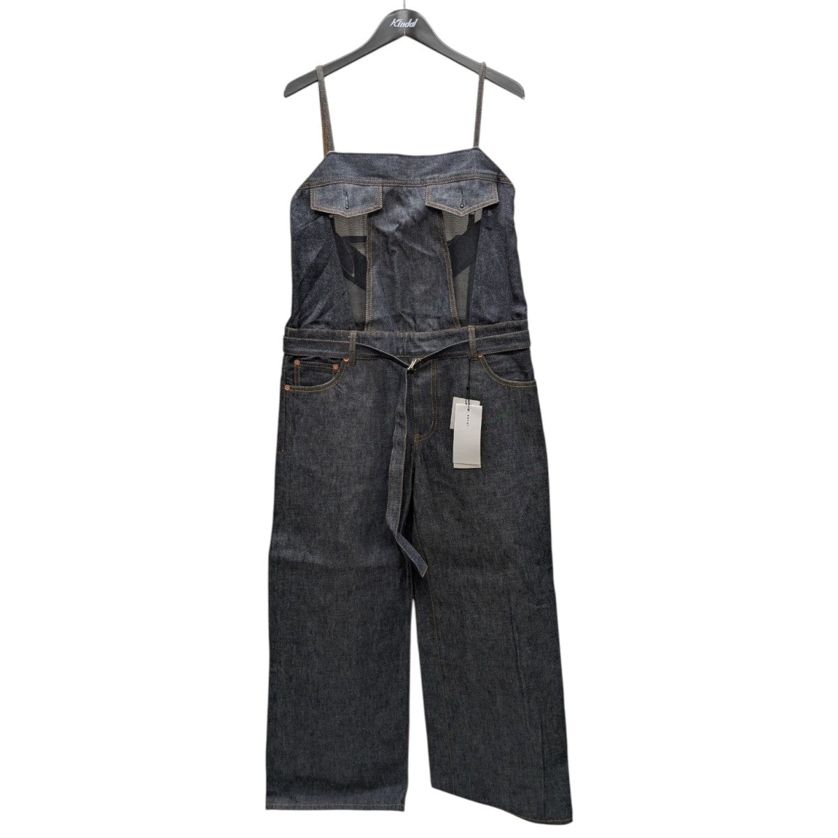 Denim Mix Jumpsuit オールインワン