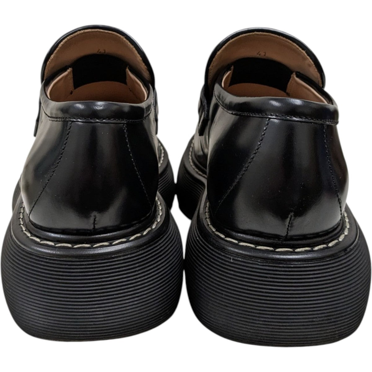 BOTTEGA VENETA ブラック Swell ローファー BOTTEGA VENETA(ボッテガヴェネタ) swell loferローファー