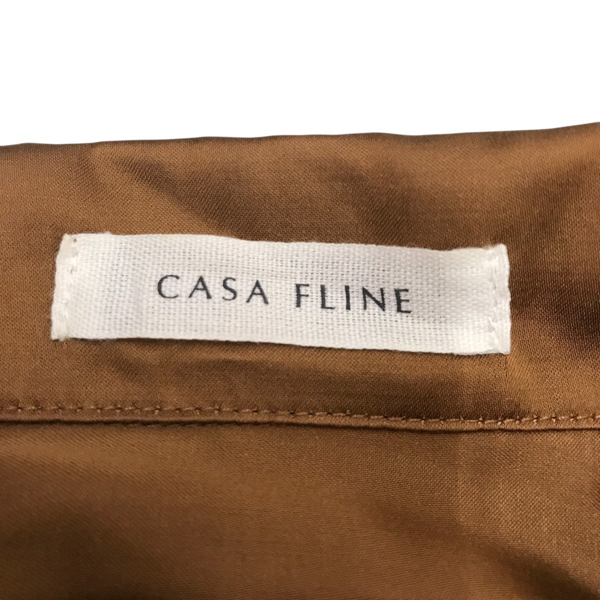 CASA FLINE 半袖シャツ ベージュ ピンタック CASA FLINE(カーサフライン) ピンタック半袖シャツ1191302024