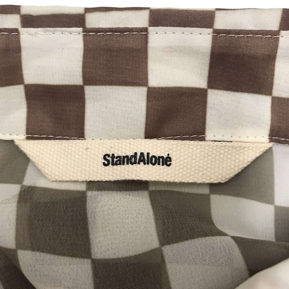StandAlone シアーチェッカーブラウスSTD0372BL30 古着・中古-3枚目のアイテム画像
