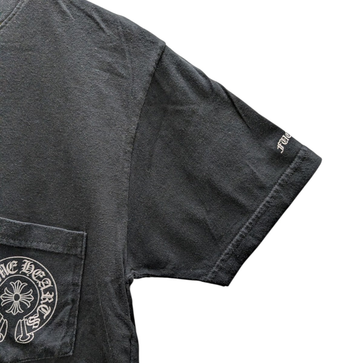 正規品　クロムハーツ　バックプリント　3クロスホースシューロゴ　Tシャツ　XL 正規品 クロムハーツ バックプリント 3クロスホースシューロゴ T